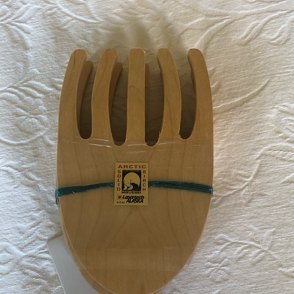 NEW Grizzies Birchwood Salad/Pasta Hands - Picture 5 of 5